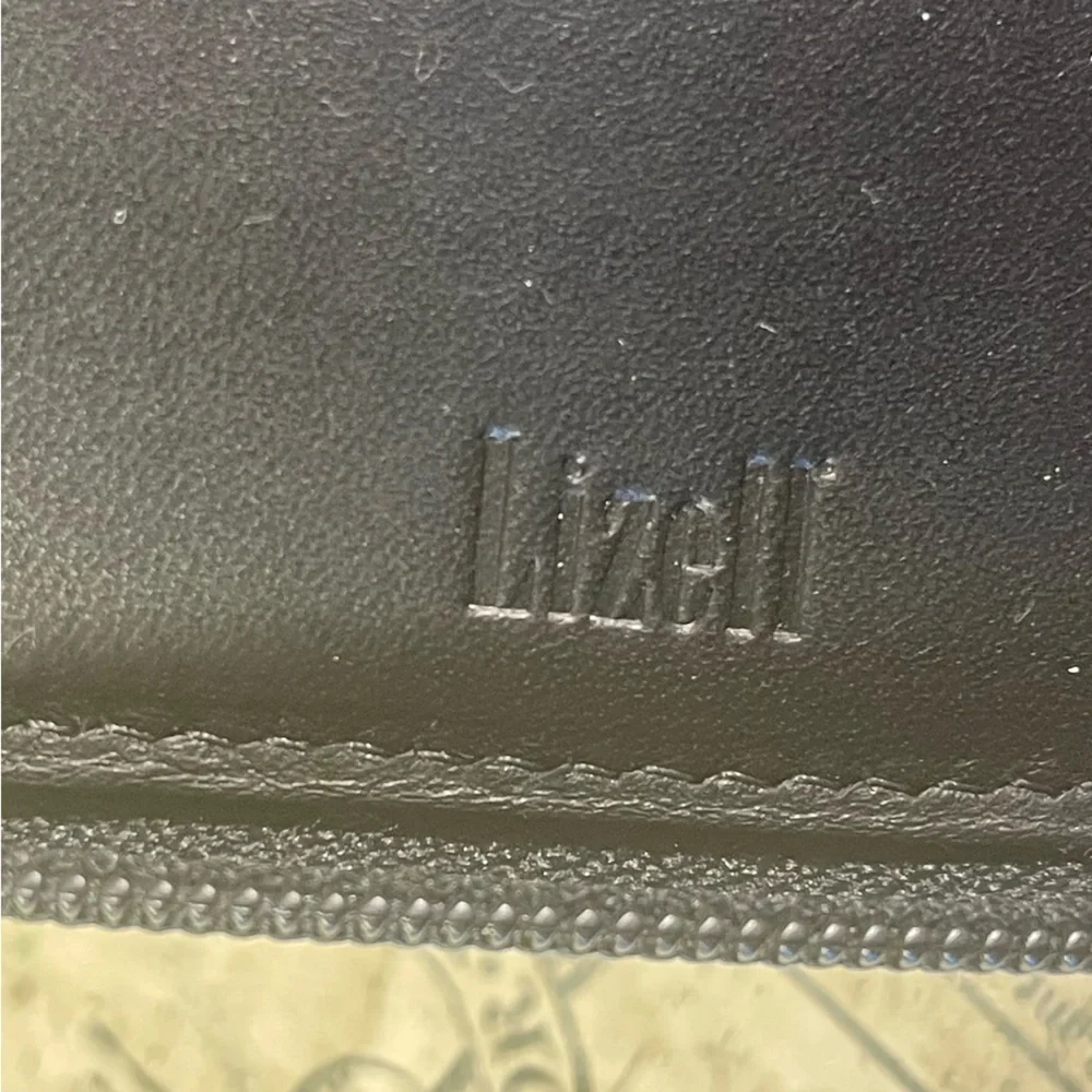 Vintage Double Zip Pocket Organizer Wallet Retro Travel Planner Case